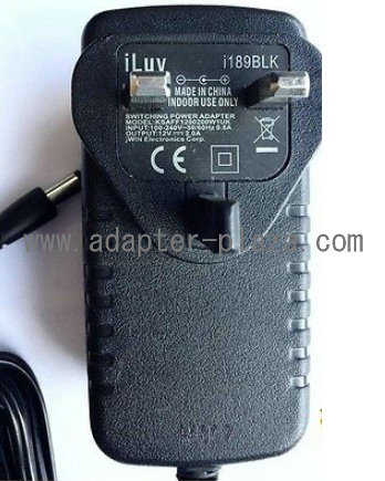 New ORIGINAL iLUV i189BLK 12V 2A SPEAKER DOCK POWER SUPPLY AC ADAPTER